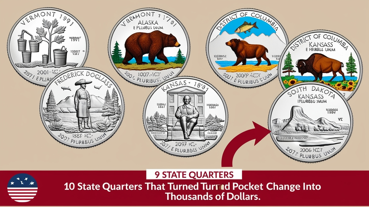 10 State Quarters Worth Thousands Hidden Treasures in Your Pocket Change