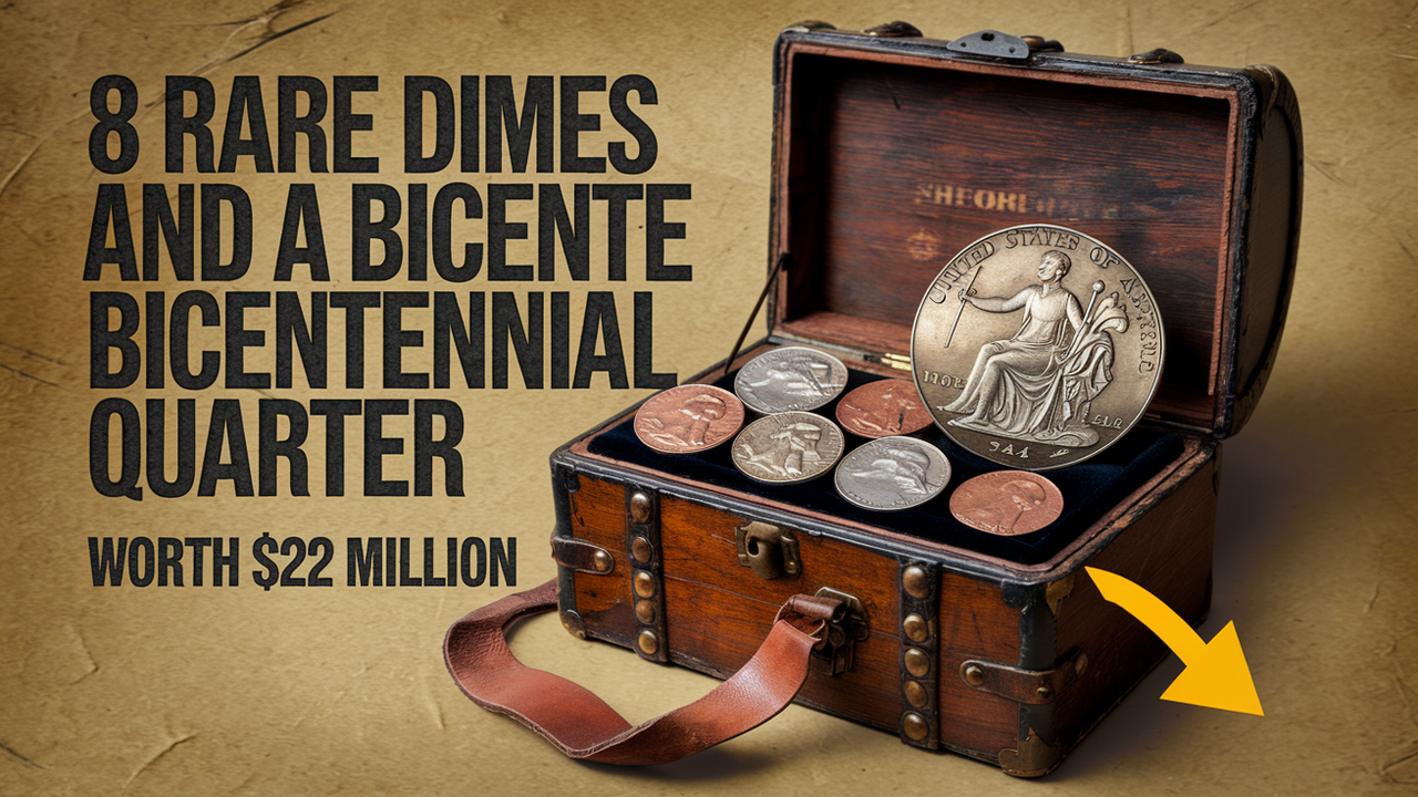 How 8 Rare Dimes and a Bicentennial Quarter Could Make You $22 Million Richer