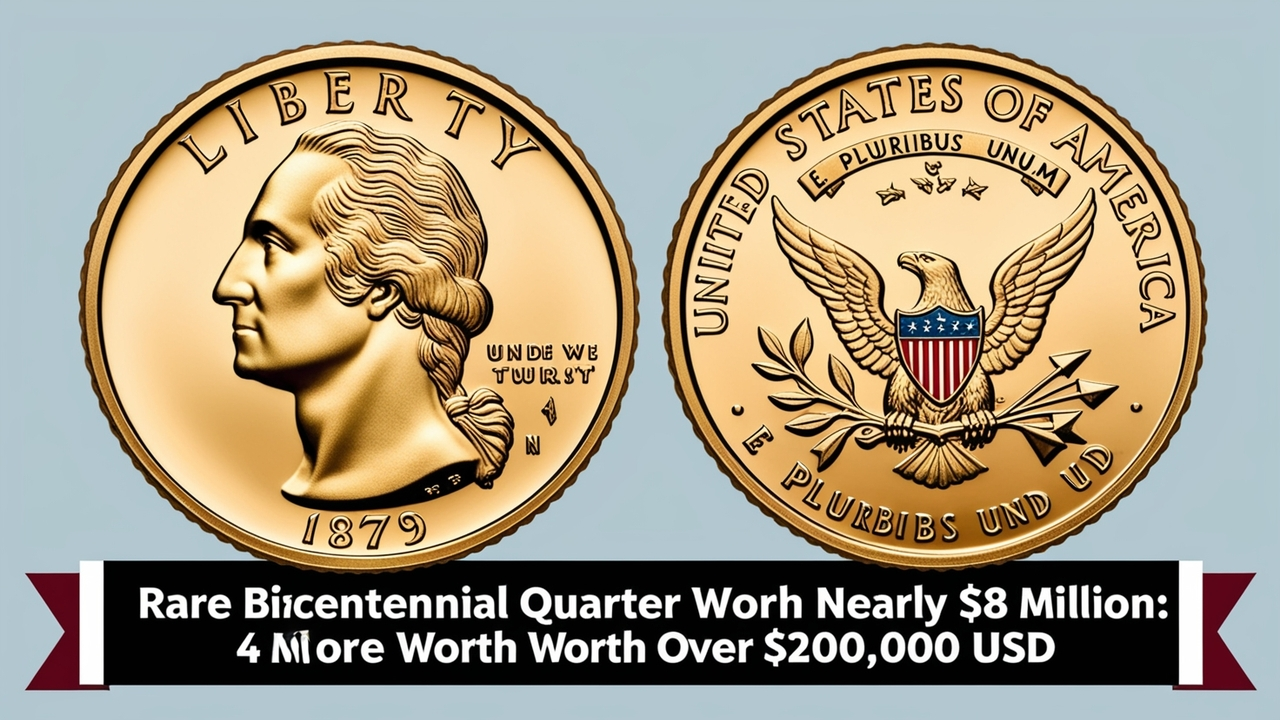 Bicentennial Quarter Worth $8 Million