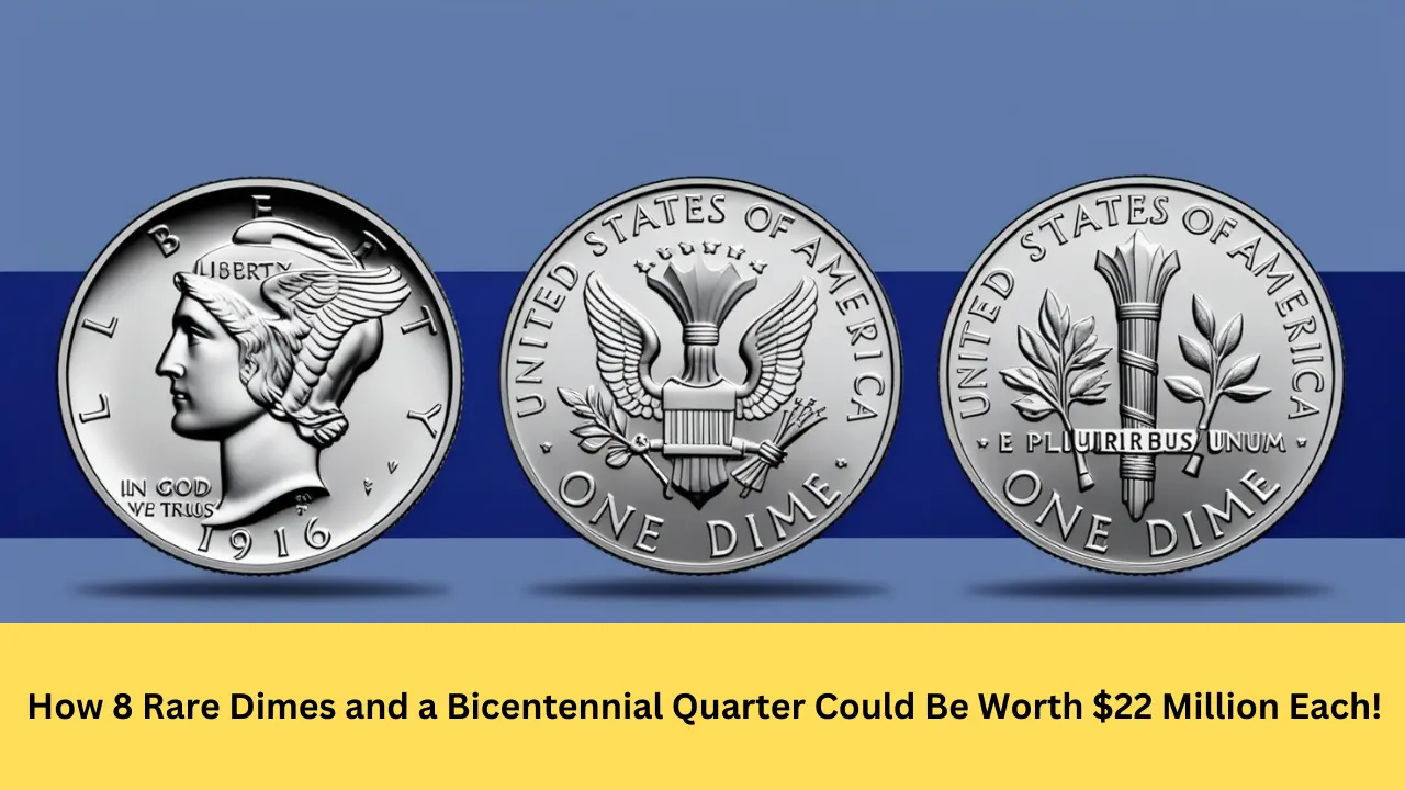 How 8 Rare Dimes and a Bicentennial Quarter Could Be Worth $22 Million Each!