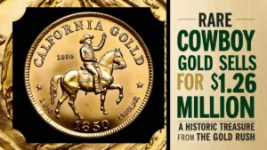 Rare Cowboy Gold Coin Sells for $1.26 Million A Historic Treasure from the Gold Rush