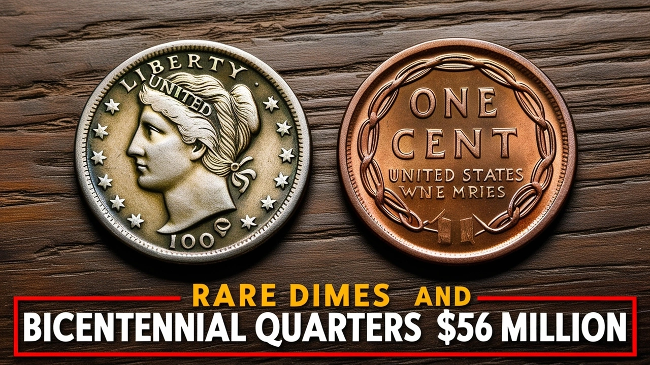 Rare Dimes and Bicentennial Quarters Worth $56 Million Here's What to Look For!