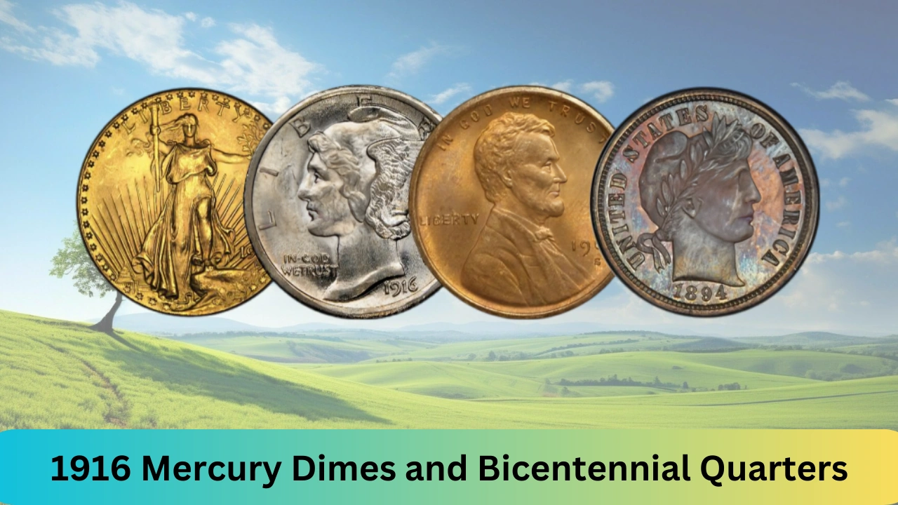 The 7 Most Expensive Coins in the World 1916 Mercury Dimes and Bicentennial Quarters