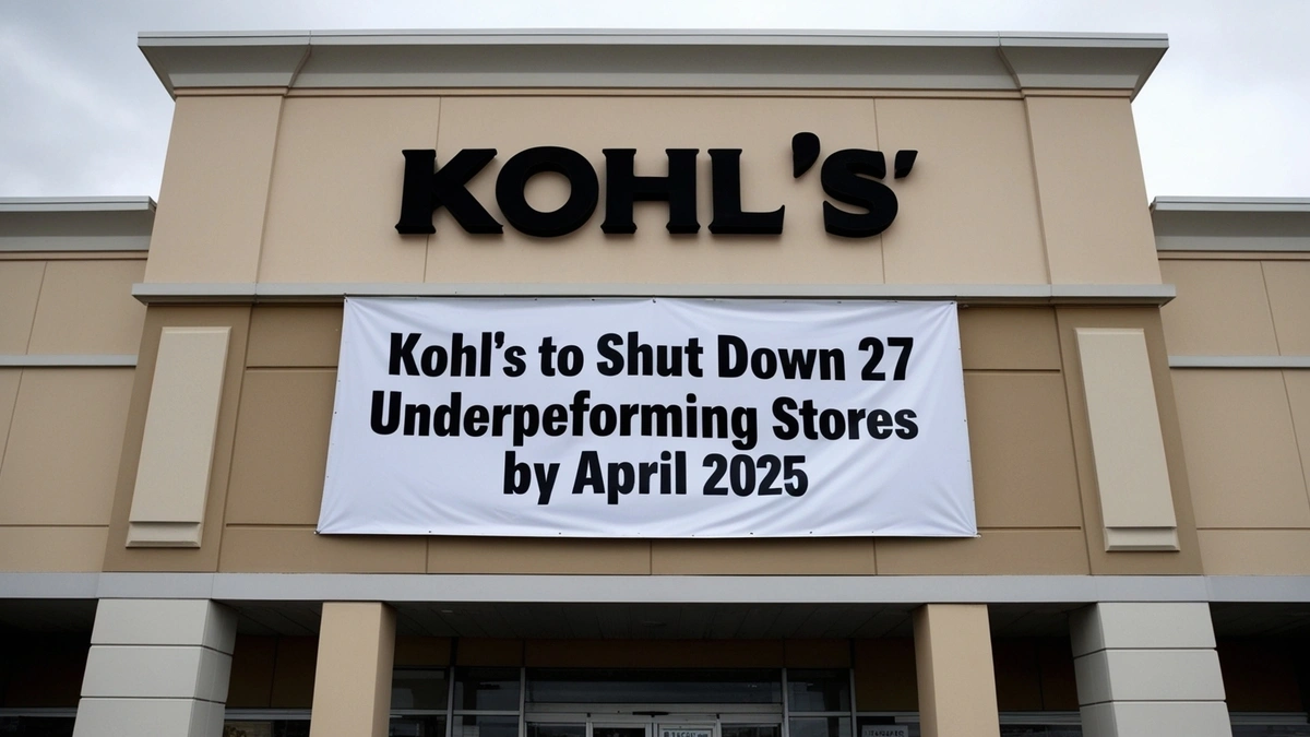 Kohl's to Shut Down 27 Underperforming Stores by April 2025